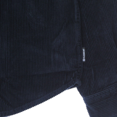 ELEMENT Camicia Manica Lunga Uomo Bold Corduroy Eclipse Navy da uomo