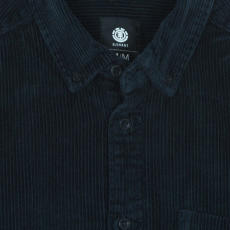 ELEMENT Camicia Manica Lunga Uomo Bold Corduroy Eclipse Navy da uomo