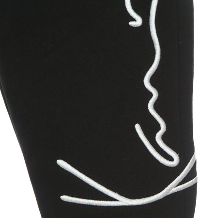 KARL KANI Pantalone Tuta Felpato Donna Signature Sweatpants Black da donna