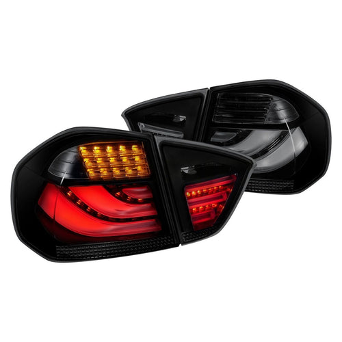 Fanali posteriori a LED fumé neri per BMW E90 03.05-08.08