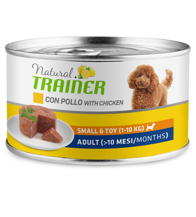 Natural Trainer Mantenimento umido Cani Adult small & toy pollo 150 gr