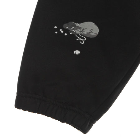 DOLLY NOIRE Pantalone Tuta Felpato Uomo Son Goku B/w Sweatpants X Dragon Ball Black da uomo