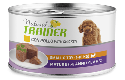 Natural Trainer Mantenimento umido Cani Mature small & toy pollo 150 gr