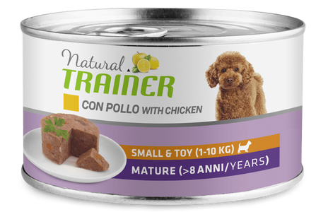 Natural Trainer Mantenimento umido Cani Mature small & toy pollo 150 gr