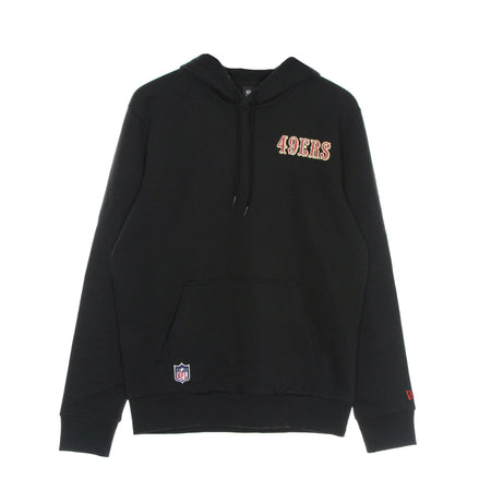 NEW ERA Felpa Cappuccio Uomo Nfl Outline Logo Po Hoodie Saf49e Black/original Team Colors da uomo