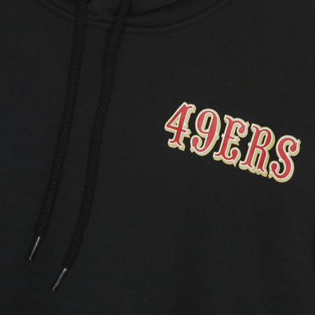 NEW ERA Felpa Cappuccio Uomo Nfl Outline Logo Po Hoodie Saf49e Black/original Team Colors da uomo