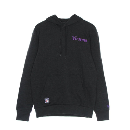 NEW ERA Felpa Cappuccio Uomo Nfl Outline Logo Po Hoodie Minvik Black/original Team Colors da uomo