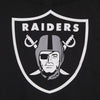 NEW ERA Felpa Cappuccio Uomo Nfl Outline Logo Po Hoodie Lasrai Black/white da uomo