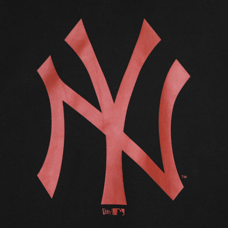 NEW ERA Felpa Cappuccio Uomo Mlb Seasonal Team Logo Hoodie Neyyan Black/hot Red da uomo