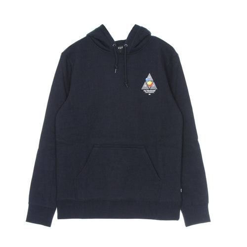 HUF Felpa Cappuccio Uomo Video Format Po Hoodie Navy Blazer da uomo
