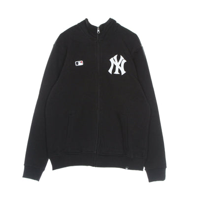 47 BRAND Felpa Collo Alto Uomo Mlb Islington Track Jacket Neyyan Jet Black da uomo