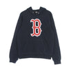 47 BRAND Felpa Cappuccio Uomo Mlb Imprint Burnside Hood Bosred Fall Navy da uomo