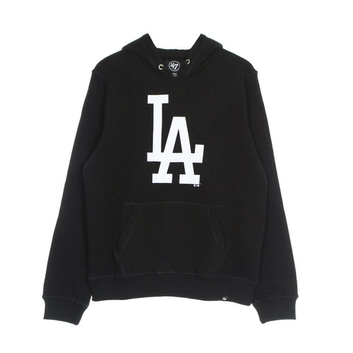 47 BRAND Felpa Cappuccio Uomo Mlb Imprint Burnside Hood Losdod Jet Black da uomo