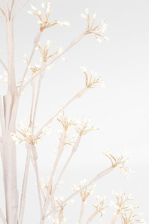 Albero di natale luminoso "Flash" colore bianco con led a luce calda Decorazione da interno