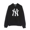 47 BRAND Felpa Cappuccio Uomo Mlb Imprint Burnside Hoodie Neyyan Jet Black da uomo