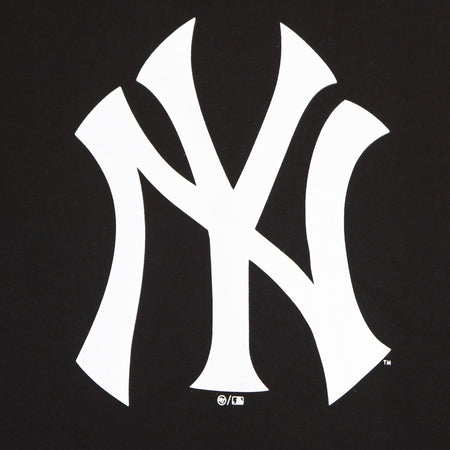 47 BRAND Felpa Cappuccio Uomo Mlb Imprint Burnside Hoodie Neyyan Jet Black da uomo