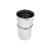 Tubo da 100mm in acciaio inox telescopico AISI 304 spessore 6/10