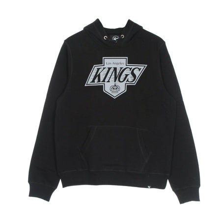 47 BRAND Felpa Cappuccio Uomo Nhl Imprint Burnside Hood Loskin Jet Black da uomo