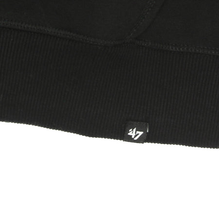 47 BRAND Felpa Cappuccio Uomo Nhl Imprint Burnside Hood Chibla Jet Black da uomo