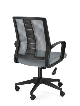 Sedia "Roman" da gaming ed ufficio ergonomica in poliestere con braccioli e ruote