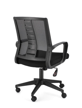 Sedia "Roman" da gaming ed ufficio ergonomica in poliestere con braccioli e ruote