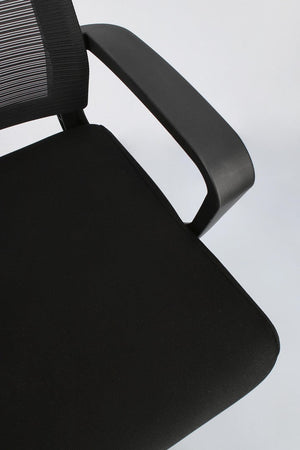 Sedia "Roman" da gaming ed ufficio ergonomica in poliestere con braccioli e ruote