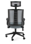 Poltrona Roman da gaming ed ufficio ergonomica in poliestere con braccioli e ruote