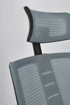 Poltrona Roman da gaming ed ufficio ergonomica in poliestere con braccioli e ruote