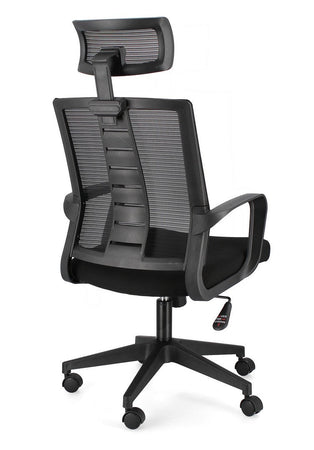 Poltrona "Roman" da gaming ed ufficio ergonomica in poliestere con braccioli e ruote