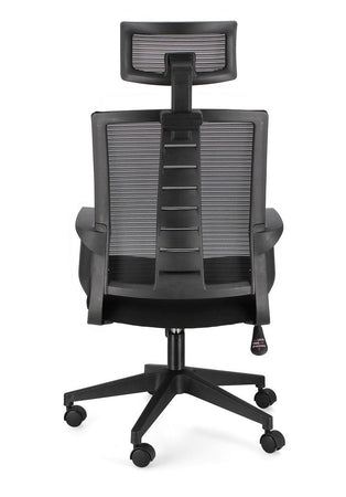 Poltrona "Roman" da gaming ed ufficio ergonomica in poliestere con braccioli e ruote