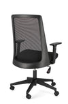 Poltrona Wesley da gaming ed ufficio ergonomica in poliestere con braccioli e ruote