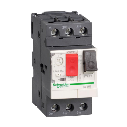 Interruttore Magnetotermico TeSys GV2 1,6-2,5A Schneider