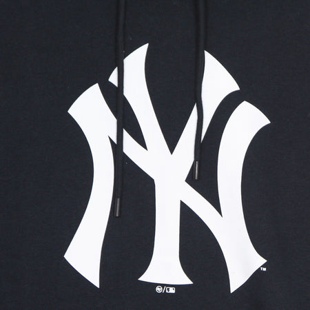 47 BRAND Felpa Cappuccio Uomo Mlb Imprint Burnside Hood Neyyan Fall Navy da uomo