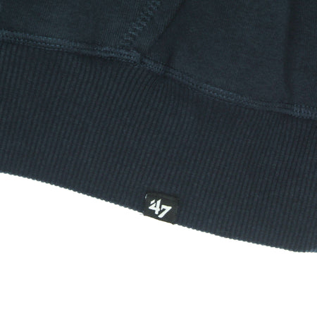 47 BRAND Felpa Cappuccio Uomo Mlb Imprint Burnside Hood Neyyan Fall Navy da uomo