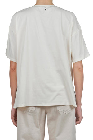 WEEKEND MAXMARA Weekend MaxMara - T-shirt - 450457 - Panna/Nero da donna