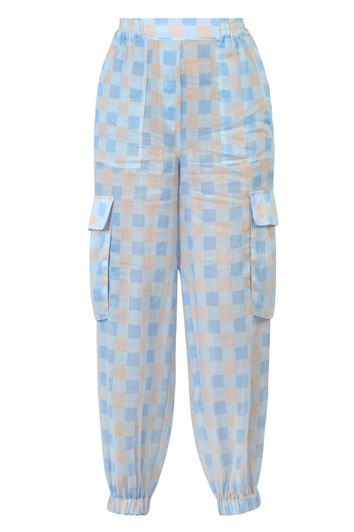 Semi-Couture Semi Couture - Pantalone - 431792 - Fantasia Azzurro da donna