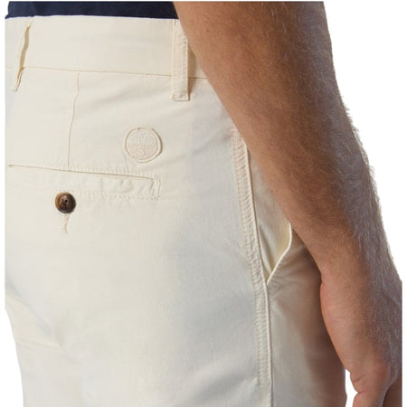 North Sails pantalone chino panna slim fit Defender 673071