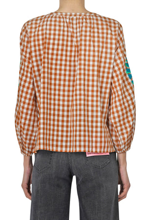 NIU - Blusa - 450221 - Fantasia Arancione da donna