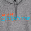 NIKE NFL Felpa Cappuccio Uomo Nfl Wordmark Therma Pullover Hoodie Miadol Dark Grey Heather/original Team Colors da uomo