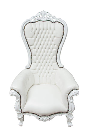 Biscottini Biscottini Poltrona Trono Stile Luigi XVI Faggio Massello Foglia Oro 85x83x145