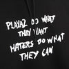 USUAL Felpa Cappuccio Uomo Playaz Hoodie Black da uomo