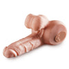 Dildo realistico vibrante masturbatore con testicoli 27cm