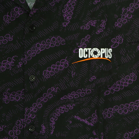 OCTOPUS Camicia Manica Corta Uomo Sci-fi Shirt Black da uomo
