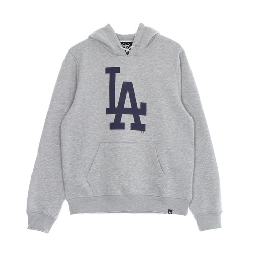 47 BRAND Felpa Cappuccio Uomo Mlb Imprint Burnside Hood Losdod Slate Grey da uomo