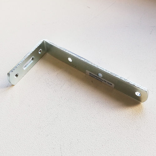 Reggimensola staffa zincata pesante 12cm senza saetta di rinforzo