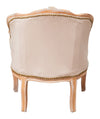 Biscottini Poltrona stile francese Luigi XVI in legno massello di faggio