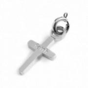 MARLù-CHARM ACCIAIO CROCE FAITH