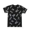 HUF Maglietta Uomo Vvs Pattern Tee X Playboy Black da uomo