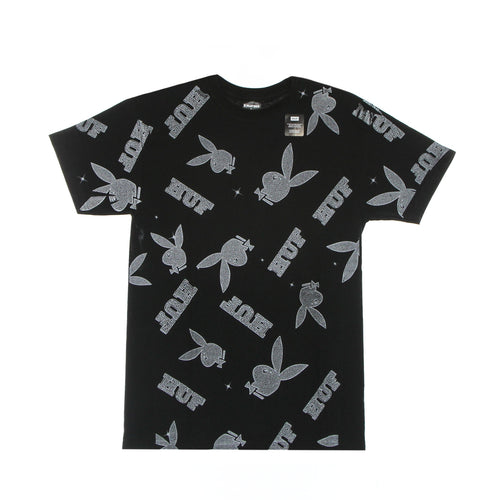 HUF Maglietta Uomo Vvs Pattern Tee X Playboy Black da uomo