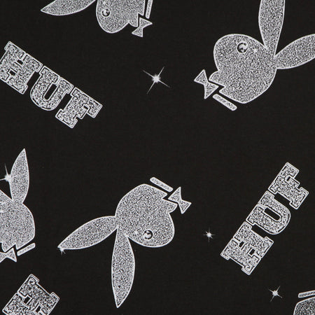 HUF Maglietta Uomo Vvs Pattern Tee X Playboy Black da uomo